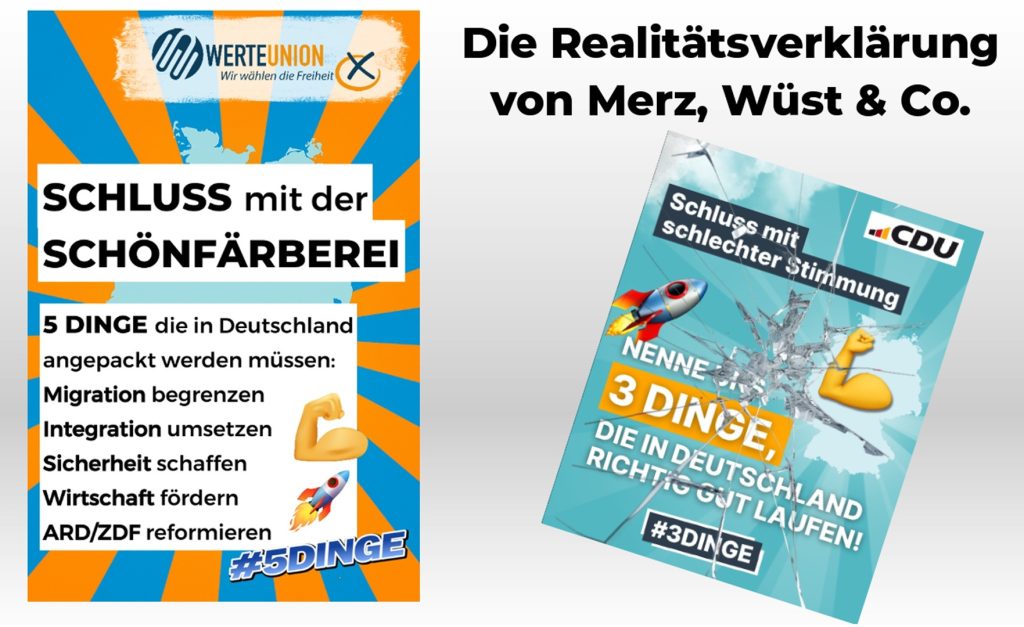 Merz Wüst reden Zustand Duetschlands schön